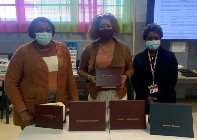 Photo: Career-Tech students discuss graduation