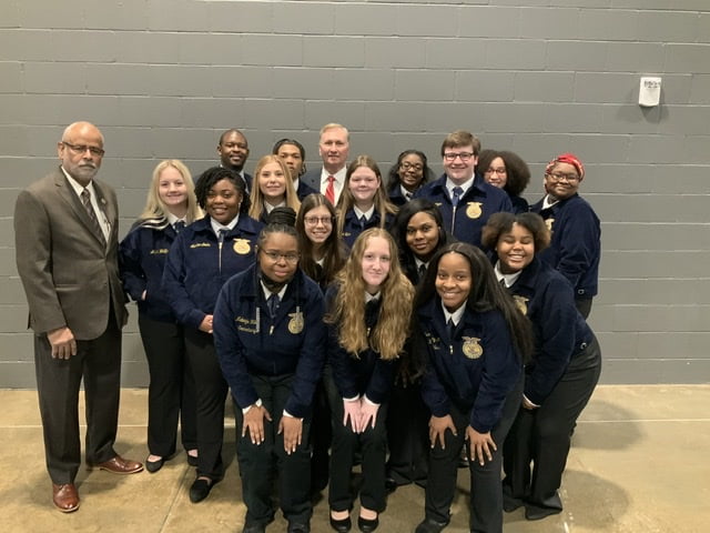 Photo: Attala County FFA students attend legislative luncheon