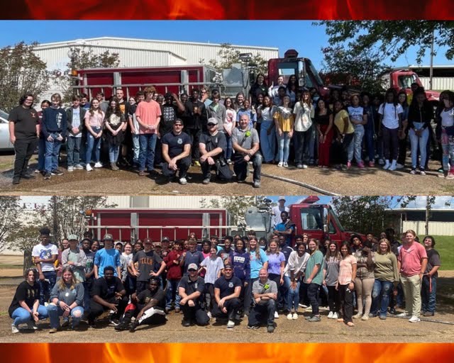 Photo: Firemen teach CTC students fire safety