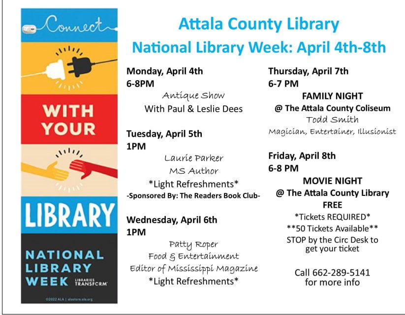 Happening today: National Library Week – Movie Night