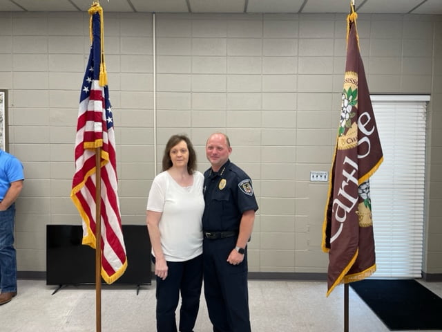 Greg Collins Swears in as Carthage Chief of Police