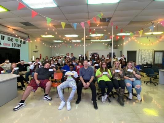 Photo: CTC students learn banking skills