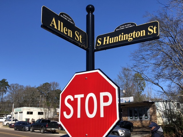 The location of the civil rights marker near James Meredith’s childhood home.