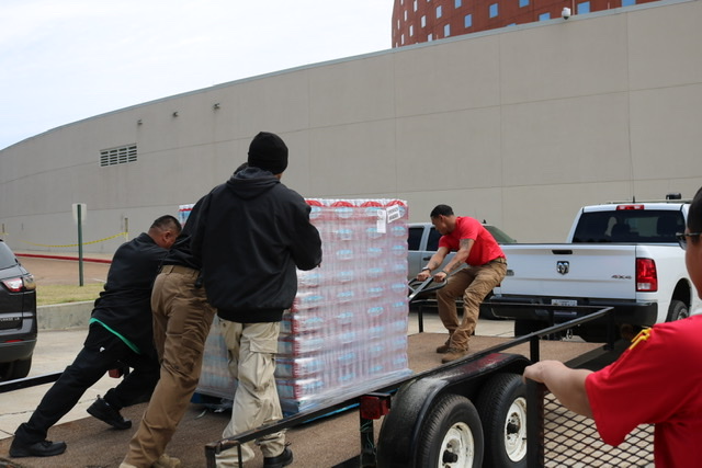 Photos: MBCI Fire Departments donate items for tornado victims