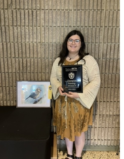 Photo: Ethel student places first at Beta Convention