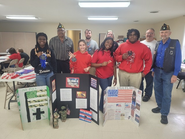 Photos: American Legion Post teaches flag education to local students