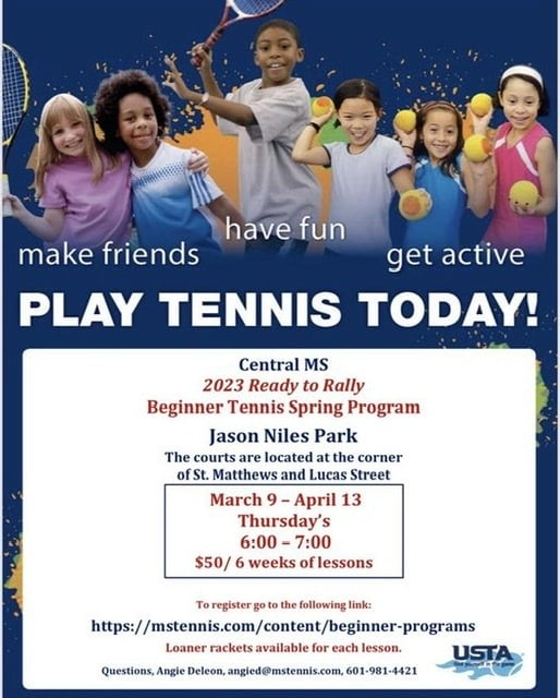 Beginner tennis program announced for March