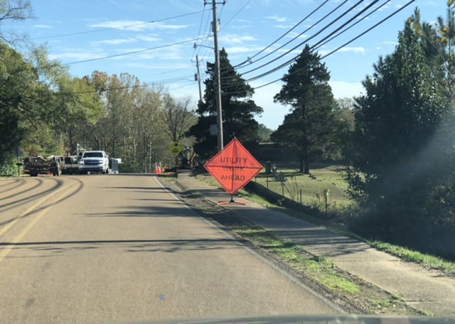 Work continues on adding paved walking/biking paths on S Huntington Street