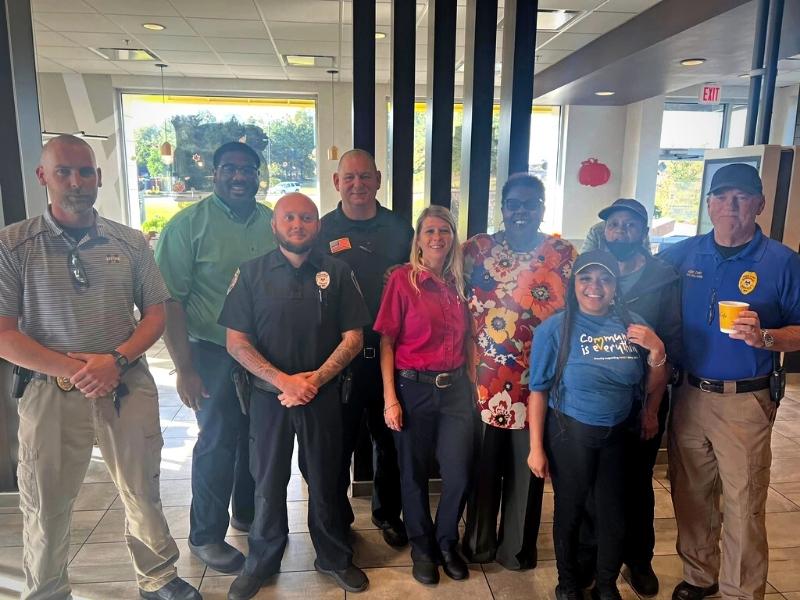 Coffee with a Cop at McDonald’s – Photo Gallery