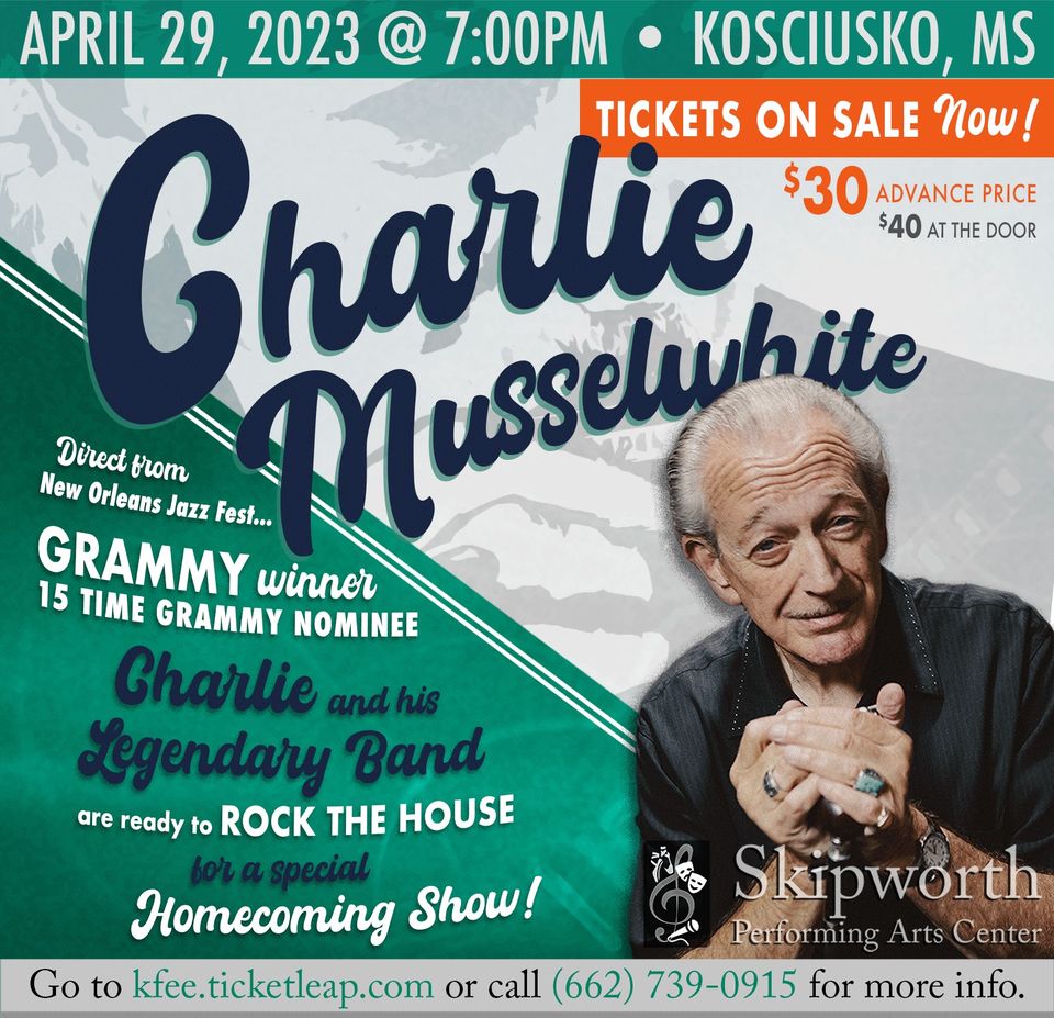 Audio: Grammy award winner Charlie Musselwhite calls into The BreckFast Show