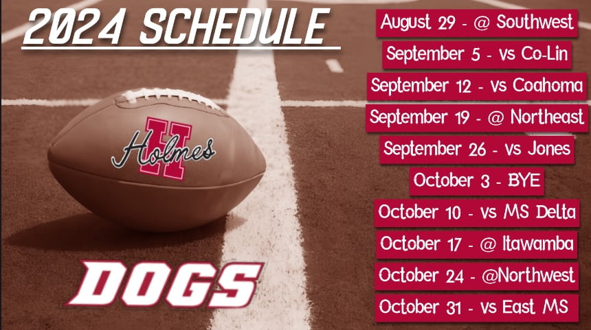 Holmes Community College releases 2024 football schedule