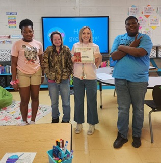Photo: Ethel announces September Teacher of the Month