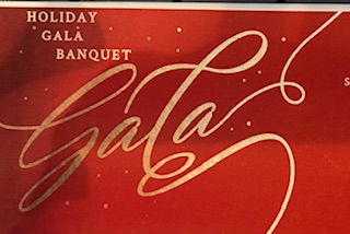 Audio: Holiday Gala Banquet planned for Dec. 14