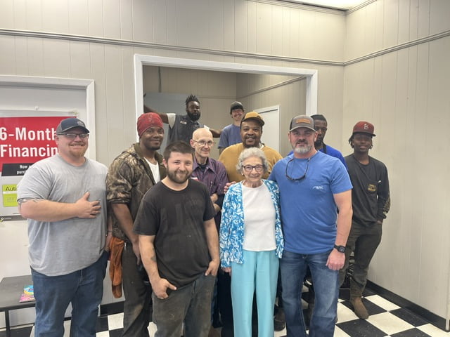 Photos: Meggs Tire Service holds retirement party for longtime employee