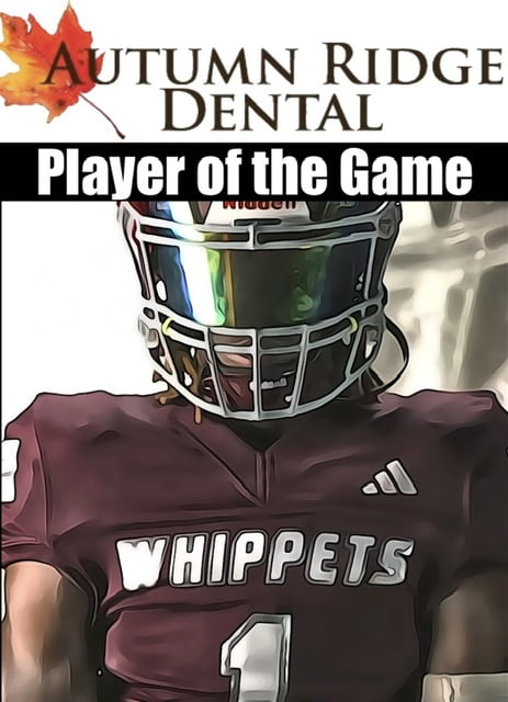 Whippet WR/CB Autumn Ridge Dental Player of the Game