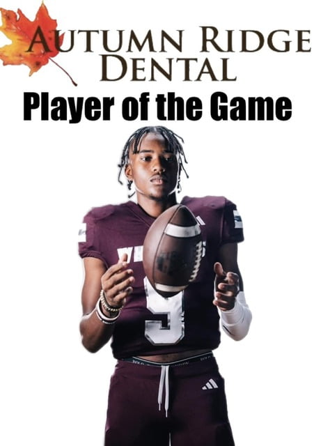 Whippet QB named Autumn Ridge Dental Player of the Game