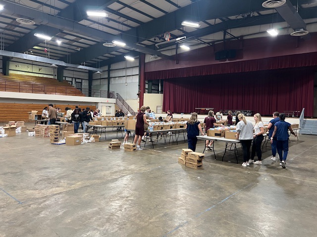 Lions Club food baskets