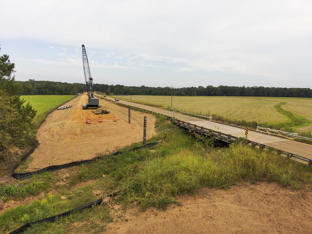 Photo/video: Work continues on bridge replacement north of Kosciusko