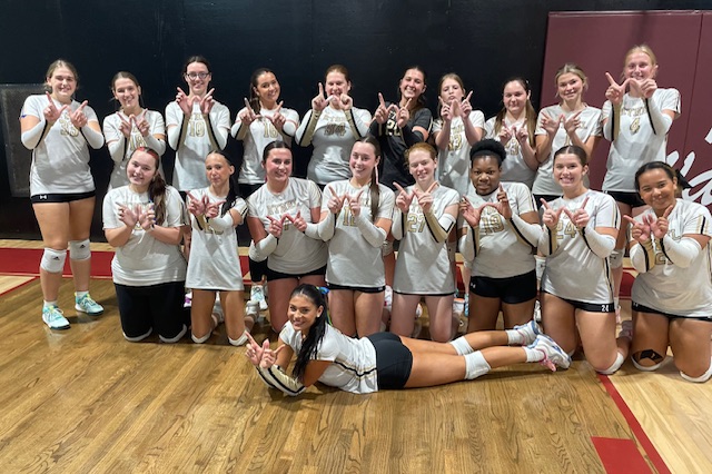 Photo: Ethel volleyball wins District title, remains unbeaten