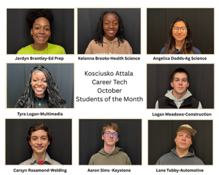 Photo: Career Tech Center announces October Students of the Month