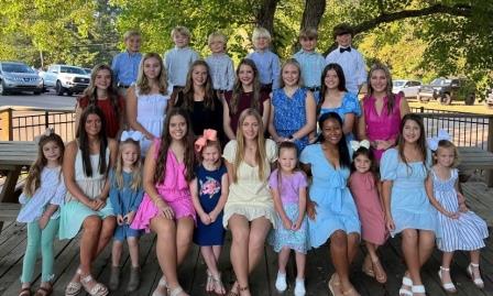 2022-2023 Central Holmes Christian School Homecoming Court