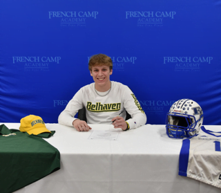 Photo: French Camp athlete signs to play college football