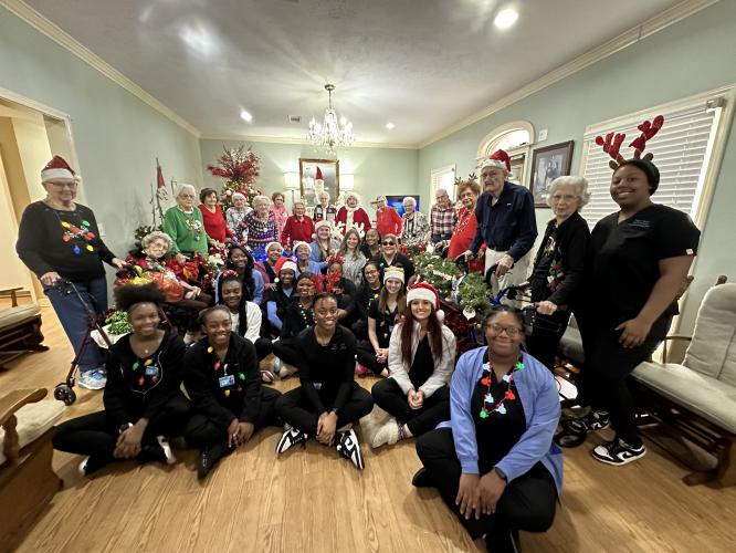 Photos: Local nursing home holds 2nd annual Christmas Parade