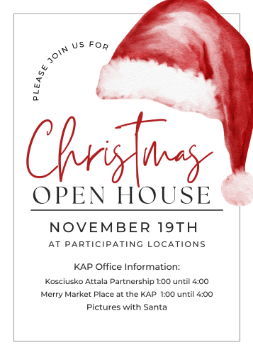 KAP Christmas Open House planned for Nov. 19