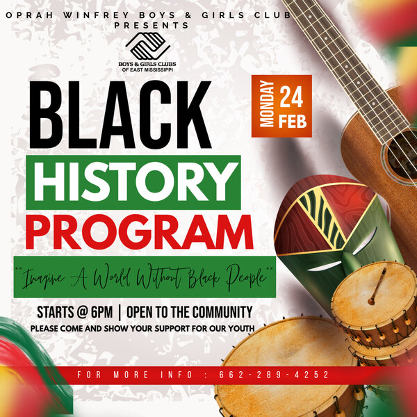Black History Program planned for Feb. 24
