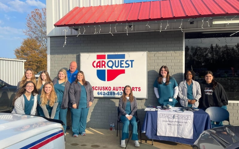Photo Gallery: Kosciusko-Attala Career Tech Health Science 2 Students Performed Blood Pressure Screenings at Local Business