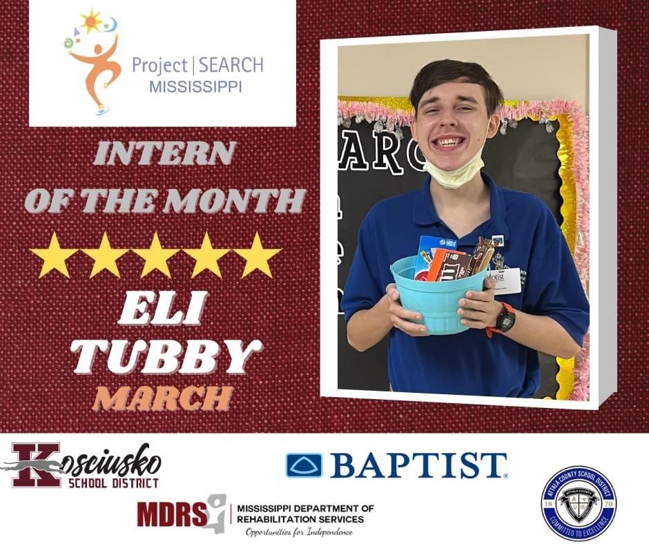 Project Search Announces Intern of the Month