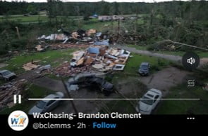 Jasper Tornado May Be State’s Strongest June Storm Ever