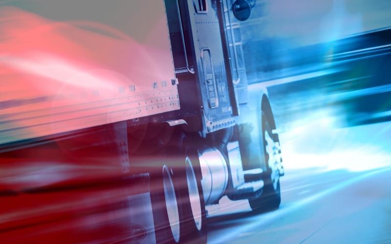 Two 18-wheelers collide near Carmack Tuesday