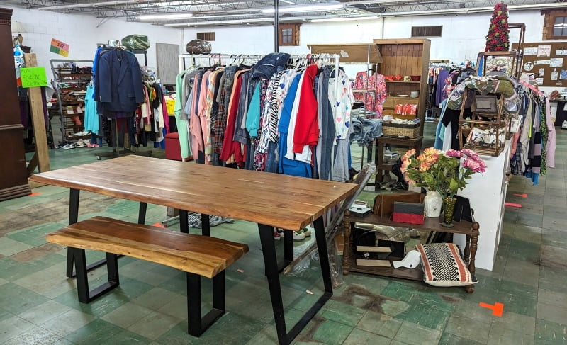 New Creations Flea Market – ribbon cutting 10 – 02022024