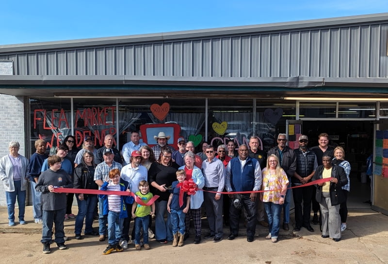 New Creations Flea Market – ribbon cutting 8 – 02022024