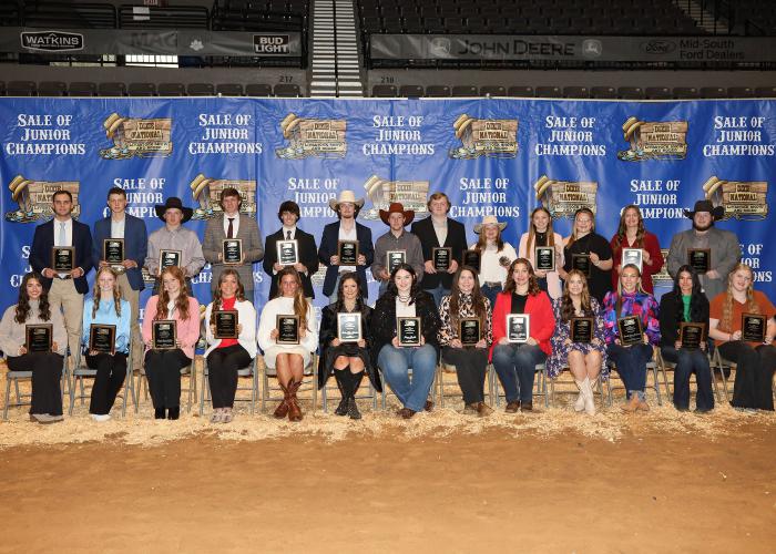 Holmes County youth recognized at annual Dixie National Sale of Junior Champions