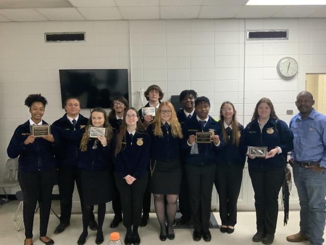 Attala County FFA students finish well in competition