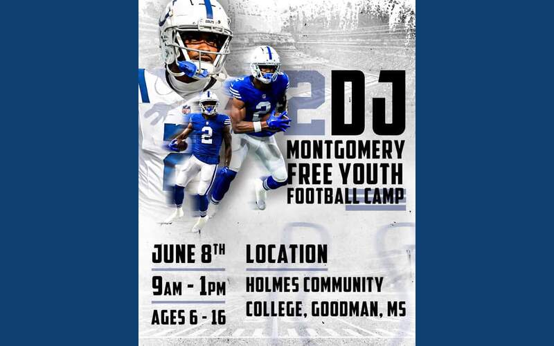 NFL player and Mississippi native to hold free football camp at Holmes CC in June