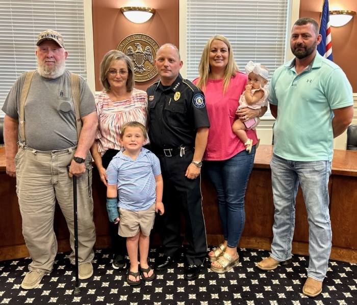 Greg Collins swearing in-fam