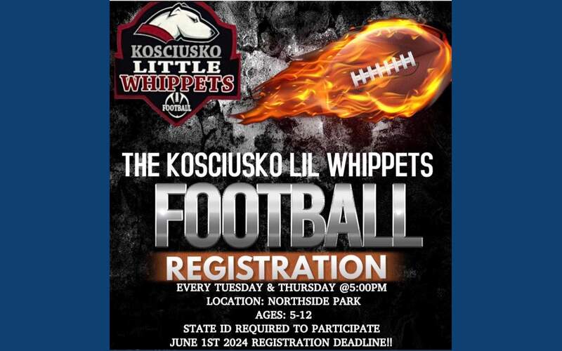 Kosciusko Lil Whippets Football Registration