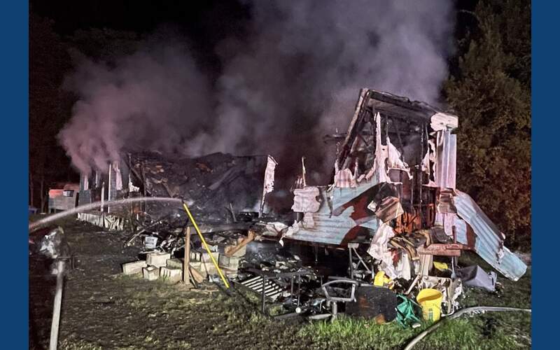 House Fire Claims Mobile Home in Attala County