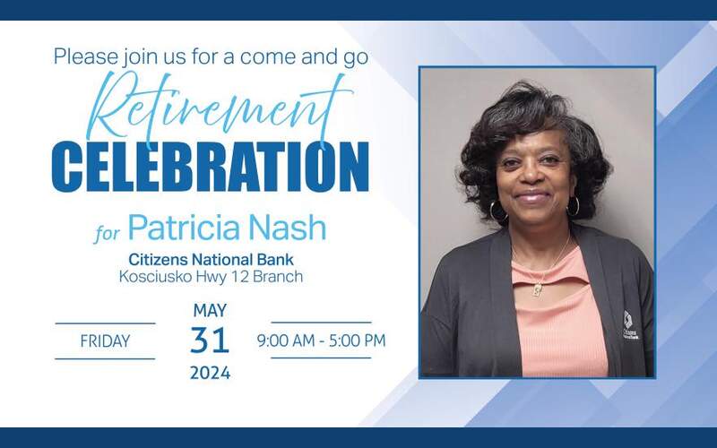 CNB to hold retirement celebration Friday, May 31