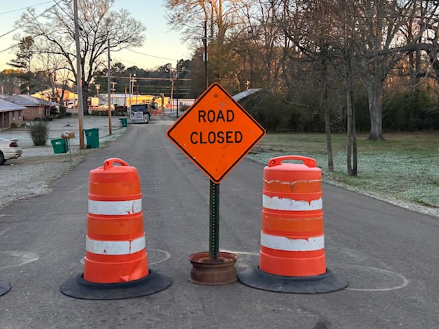 Portion of Peachtree Street in Kosciusko closed for maintenance