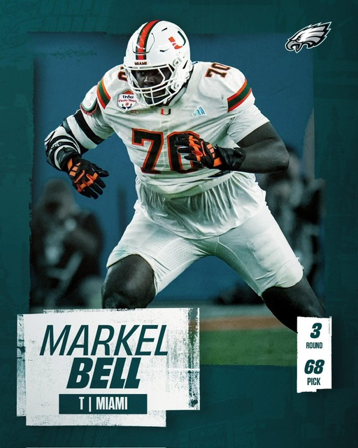 Former Holmes CC lineman Markel Bell drafted by Philadelphia Eagles