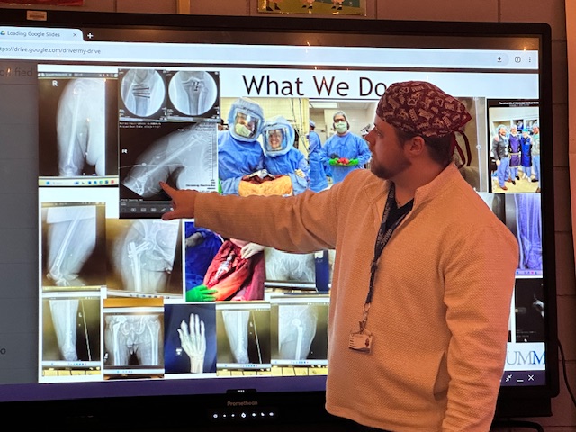 Photo Gallery: Career-Tech students get hands-on experience with orthopedic surgeon