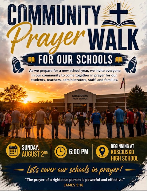 Prayer Walk for schools planned for August 2