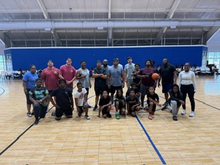 Photos: Kosciusko Police Visit Boys & Girls Club for Safety Talk and Friendly Basketball Game