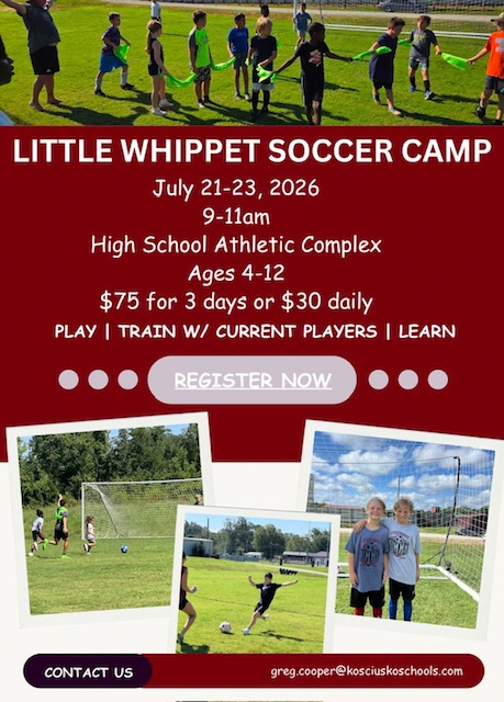Little Whippet Soccer Camp Set for July 21-23