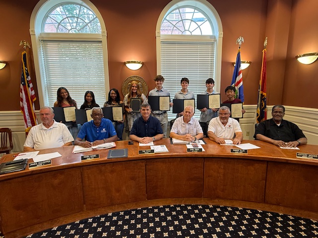 Photos: Kosciusko Aldermen recognize state champion tennis player, team members
