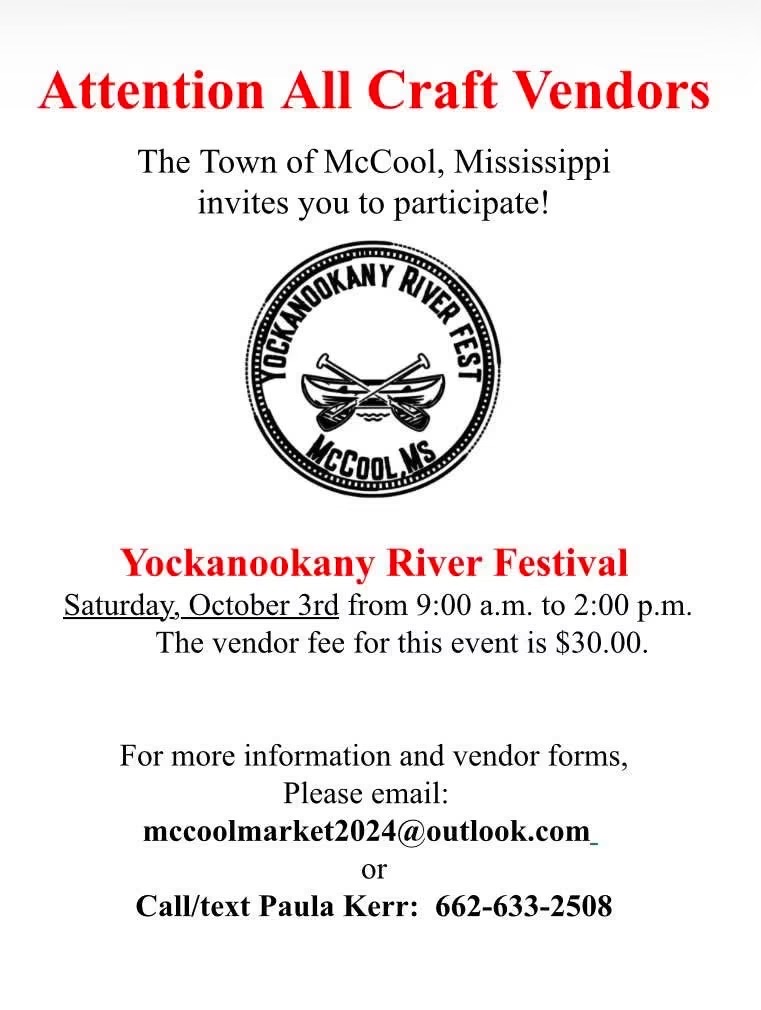 McCool Yockanookany River Fest set for October 3